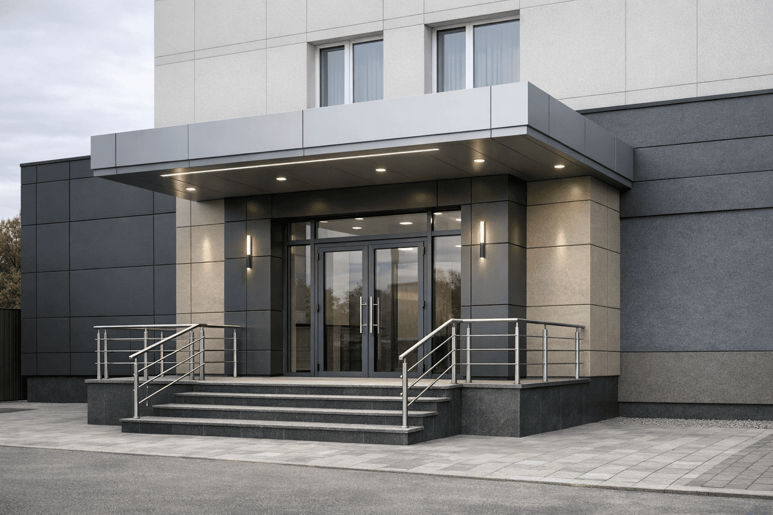 Офис и административный вход